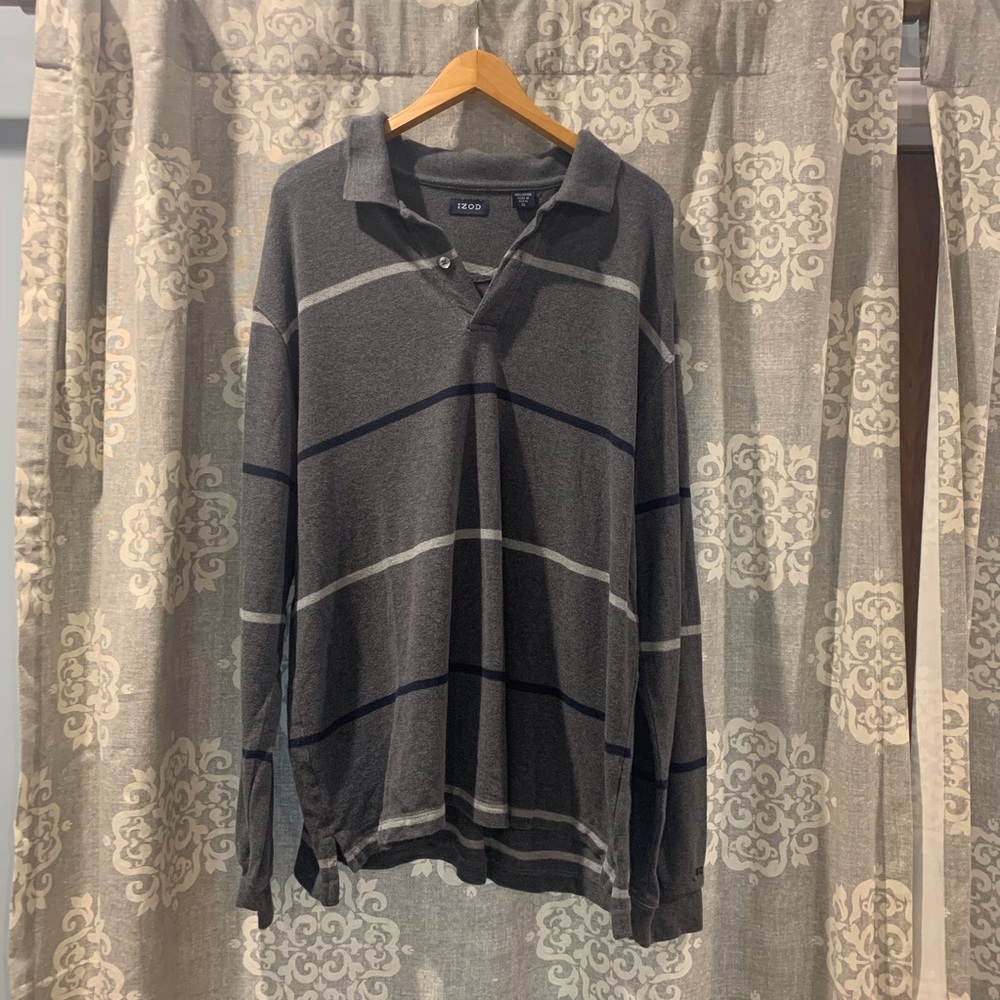 MENS izod grey sweater